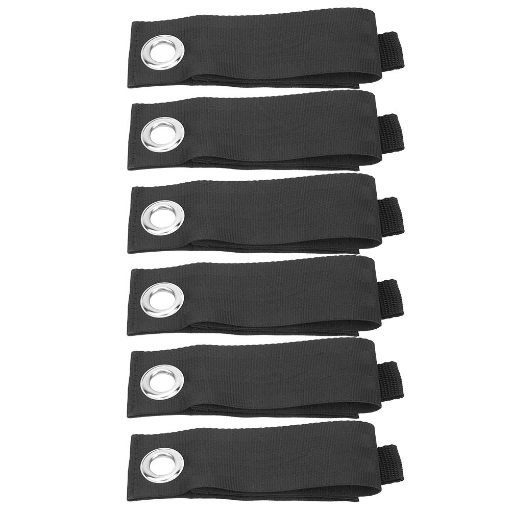 6Pcs Hook and Loop Storage Belt Straps Extension Cord Organizer Hanger Cable Straps