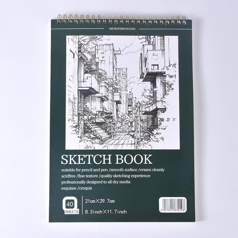 Thickened A4 Sketchbook: Special for Art Students - Blank Drawing & Colored Pencil Paper 21.0 x 29.7 x 1.3 cm