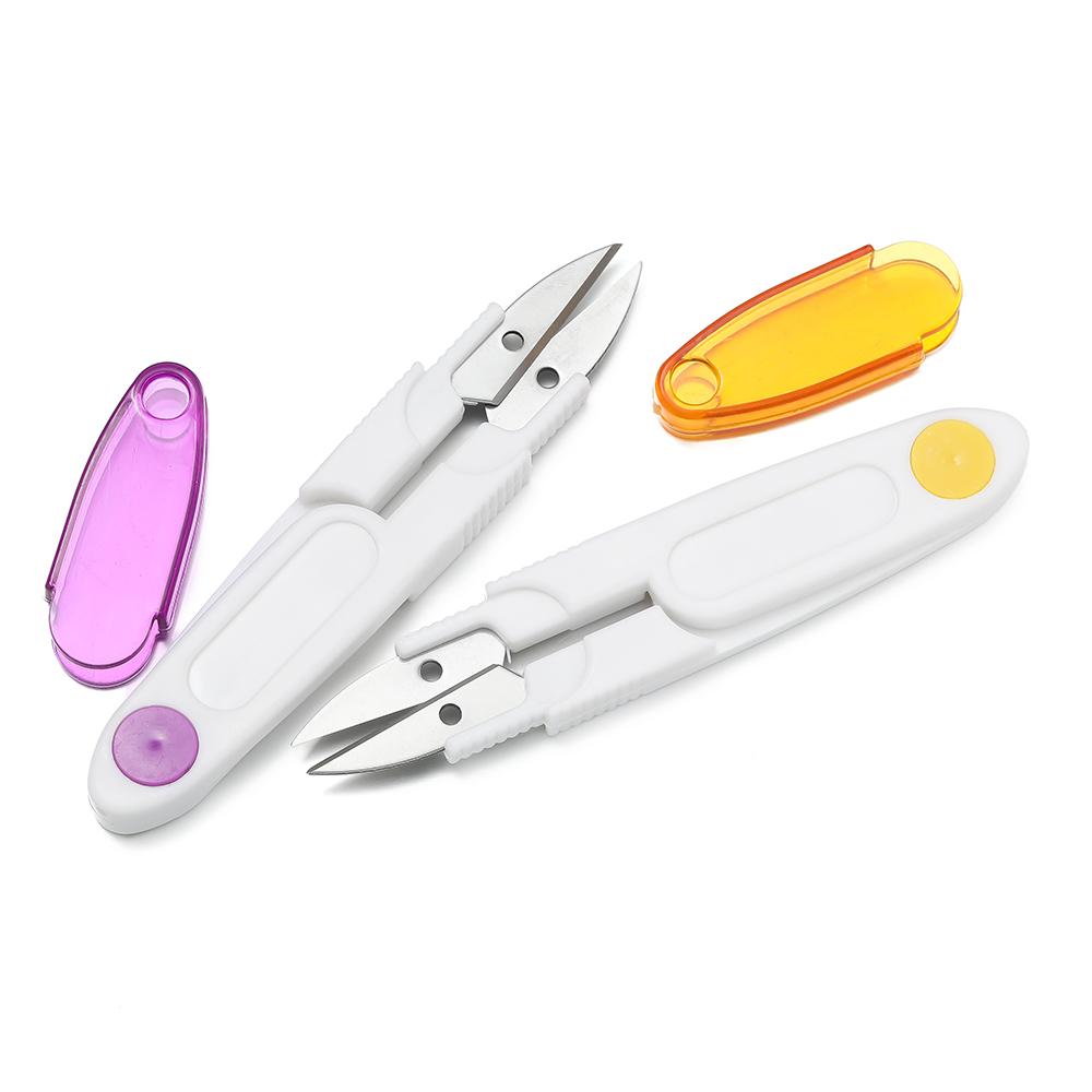 1pc Needlework Safety Stainless Steel Scissors Small Scissors Cutting Beaded Cord for Bracelet Necklace Jewelry Making Tools