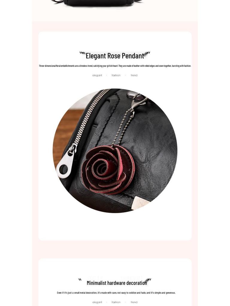 2019 Women's Summer Fashion Soft Leather Boston Pillow Handbag & Crossbody Bag