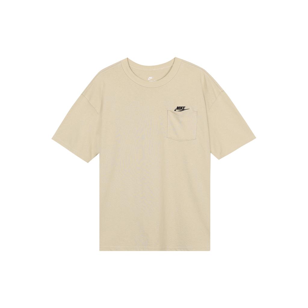 New Nike Drop Shoulder Sleeve T-Shirt Men's Brown DQ9296-206