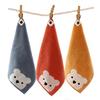 Bath Hangable Newborn Baby Cotton Cartoon Bear Saliva Towels Wipe Towels Face Towel Handkerchief