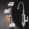 Electric Instant Heater Faucet Tap 360Rotation LED Digital Display Hot Water Kitchen Faucet Tankless Hot Cold Mixer Tap 3000W