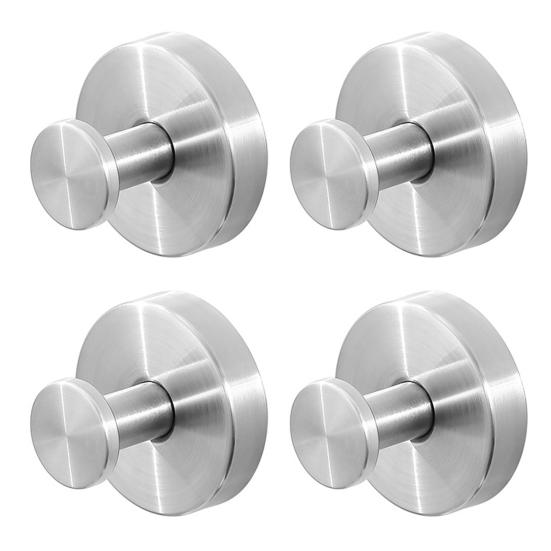 1/2/4Pcs Suction Cup Hooks Strong Load-bearing Simple Installation Bathroom Kitchen Wall Hooks Towel Hangers