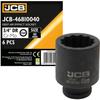 JCB 3/4" Cr-Mo 12-point deep impact socket 40mm socket wrench