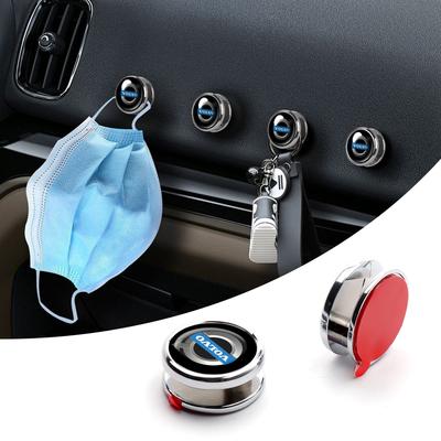 1/2ks Mini kovové emblémy auta Hák Držák Věšáky Úložné doplňky Pro RDESIGN XC90 XC60 XC40 XC70 XC80 S60 S80 S90 V40