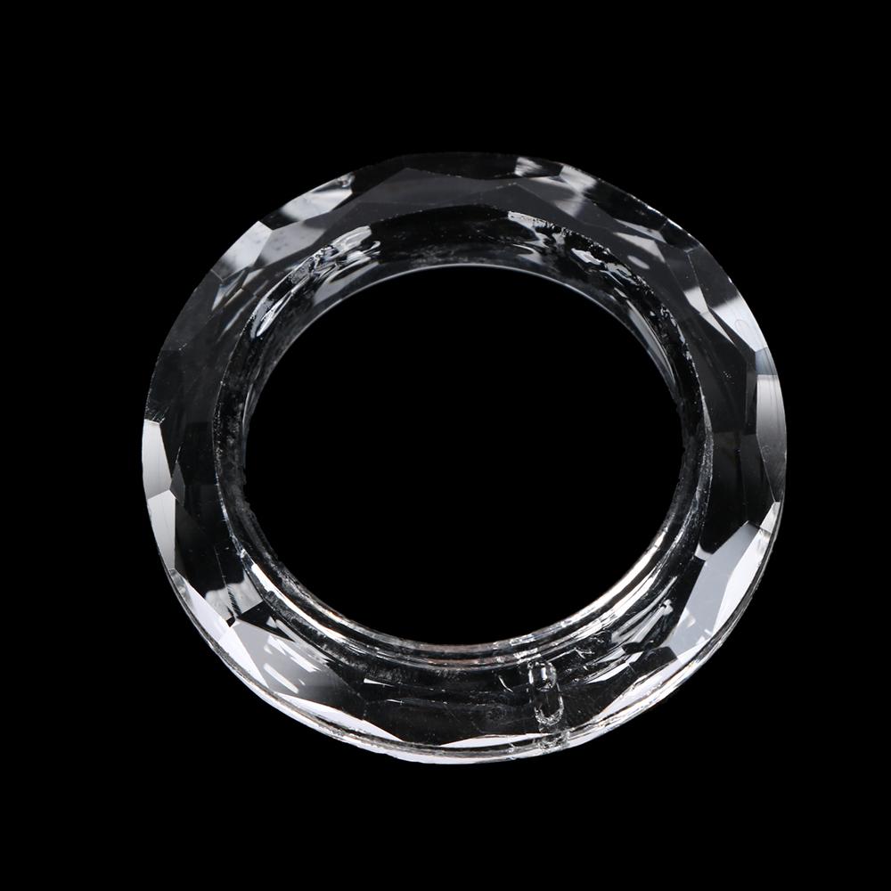 

50mm Crystal Light Ring O Circle Handing Crystal Chandelier Glass Crystals Lamp Prisms Parts Drops Pendant Clear DIY Rings 2024
