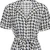 Coach Short Sleeved Dress Women's White CJ454-BK