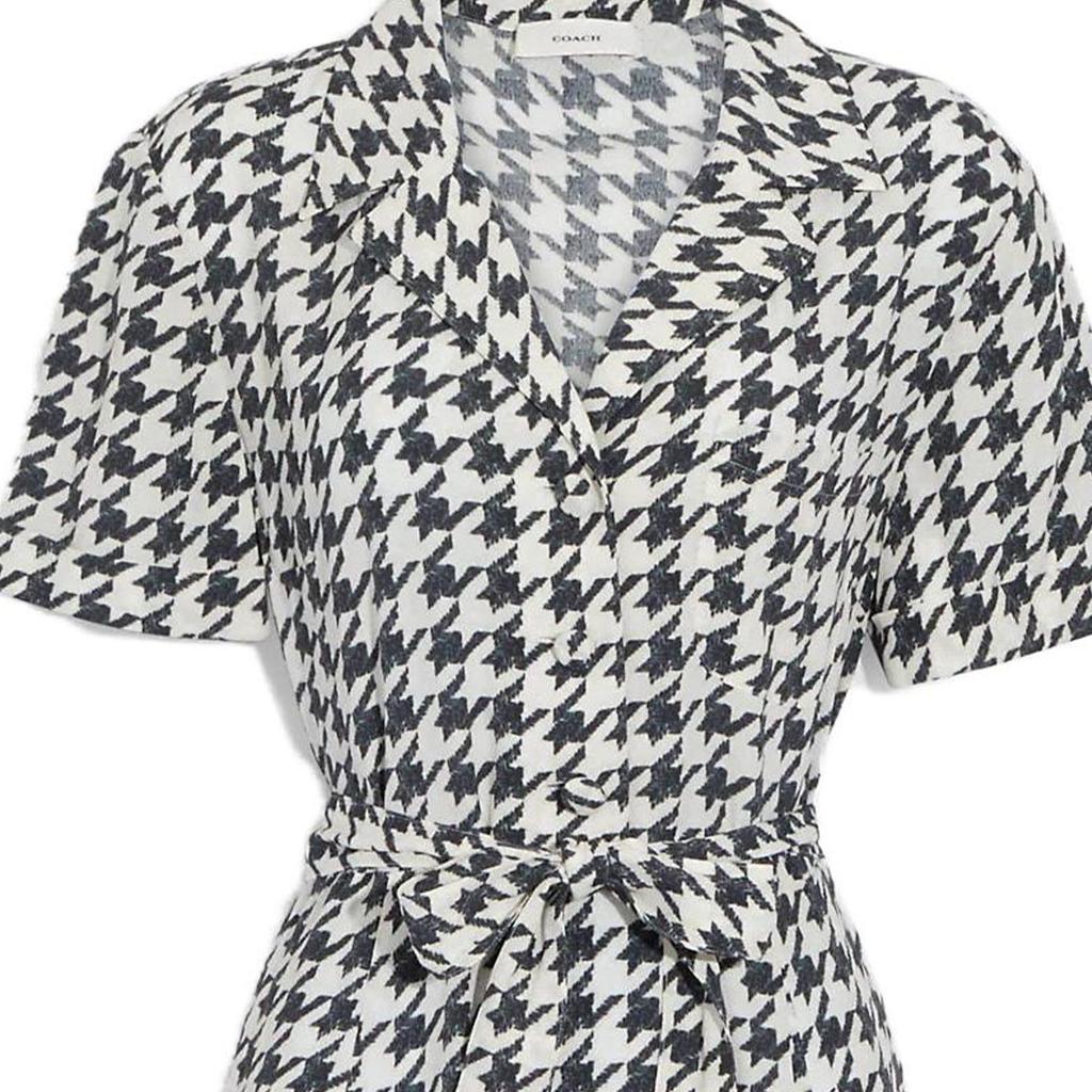 Coach Short Sleeved Dress Women's White CJ454-BK