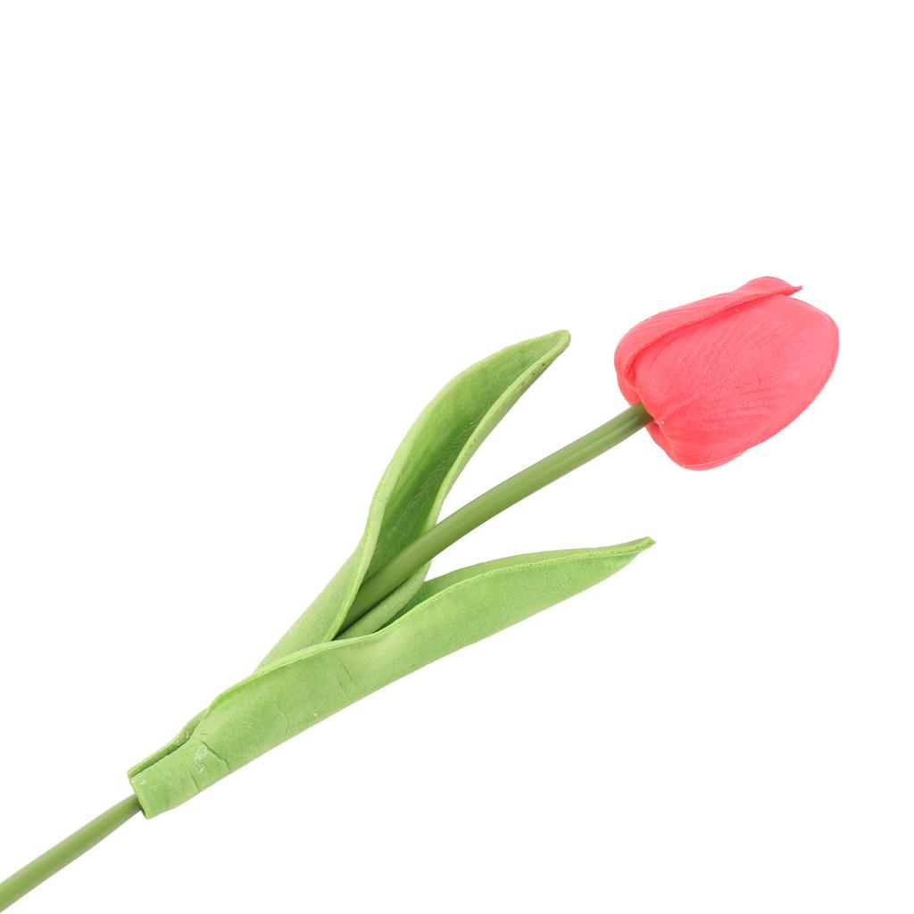Artificial Flowers Mini PU Tulips Bouquet Faux Plants for Wedding Room Home Hotel Party Event Decor
