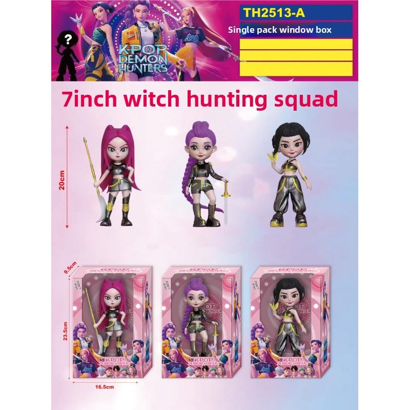 K-Pop New Demon Hunter Girl Group Men's Group Figure Model Blind Box Tide Play Doll Ornament