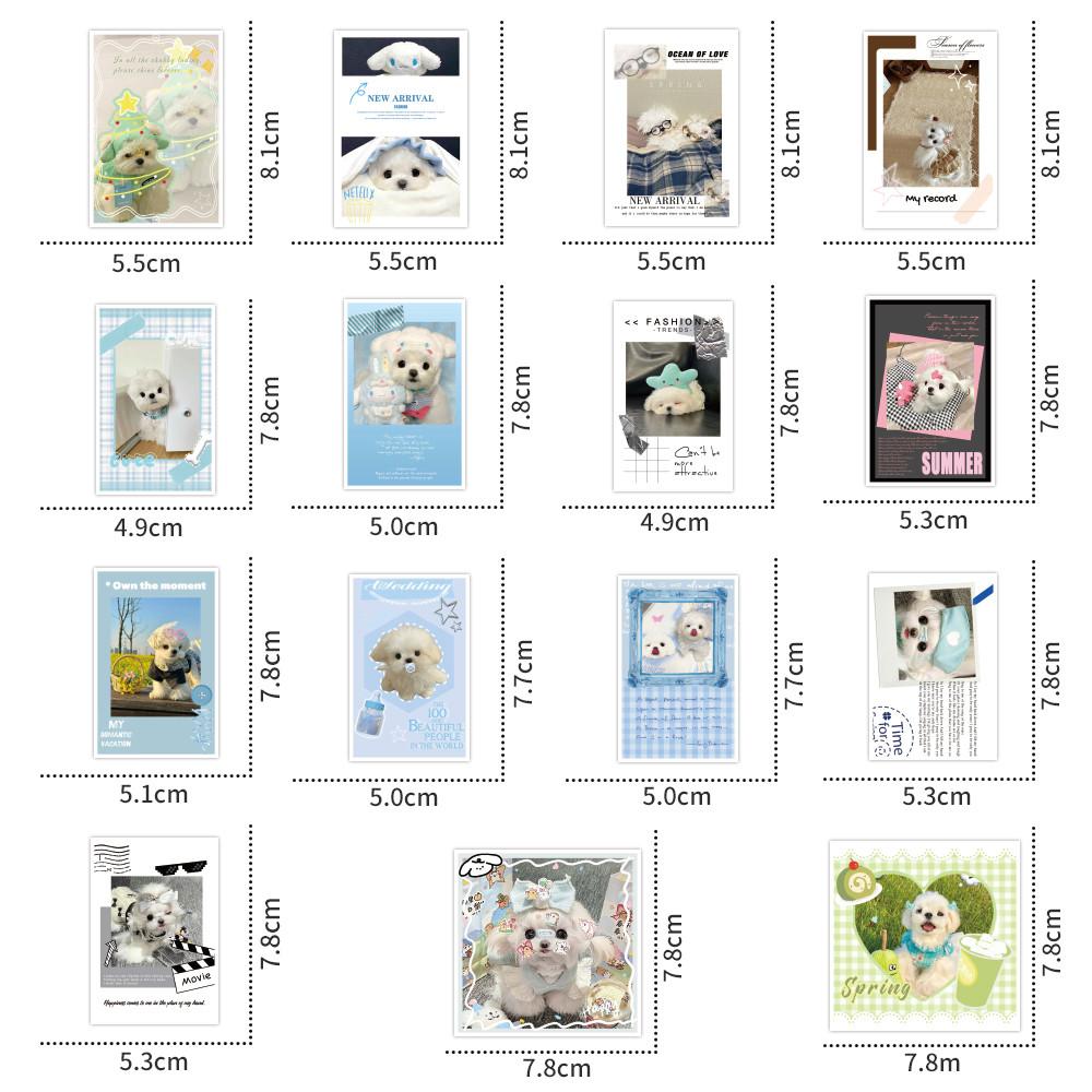 30-Piece Dog Stickers - Cute Decorative Decals for Phone Cases, Notebooks & Backpacks