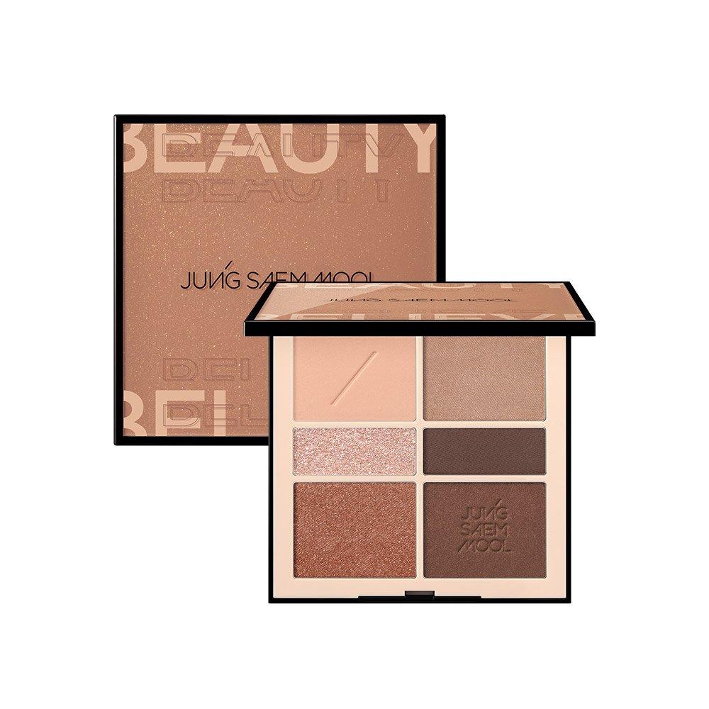 JUNG SAEM MOOL Artist Eye Palette Nude + Double Clean Correcting Makeup Pad (5 sheets)