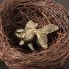 Metall Stör Fisch Miniatur Figur Antike Tier Skulptur Dekorative Kunstwerk Ornament für Regal Schreibtisch Geschenk