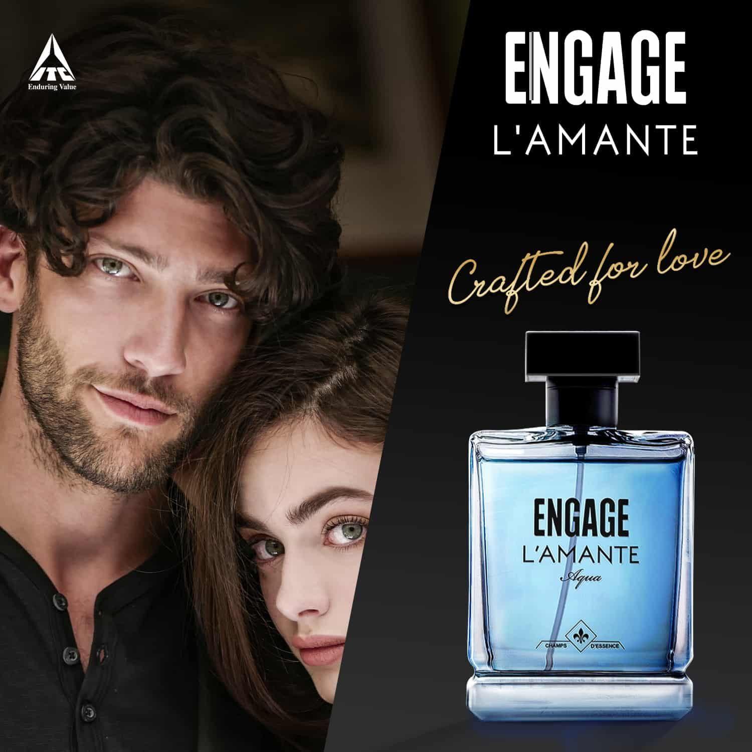 

Engage Moments Luxury Perfume Gift Box для мужчин - L amante Aqua EDT, 100мл