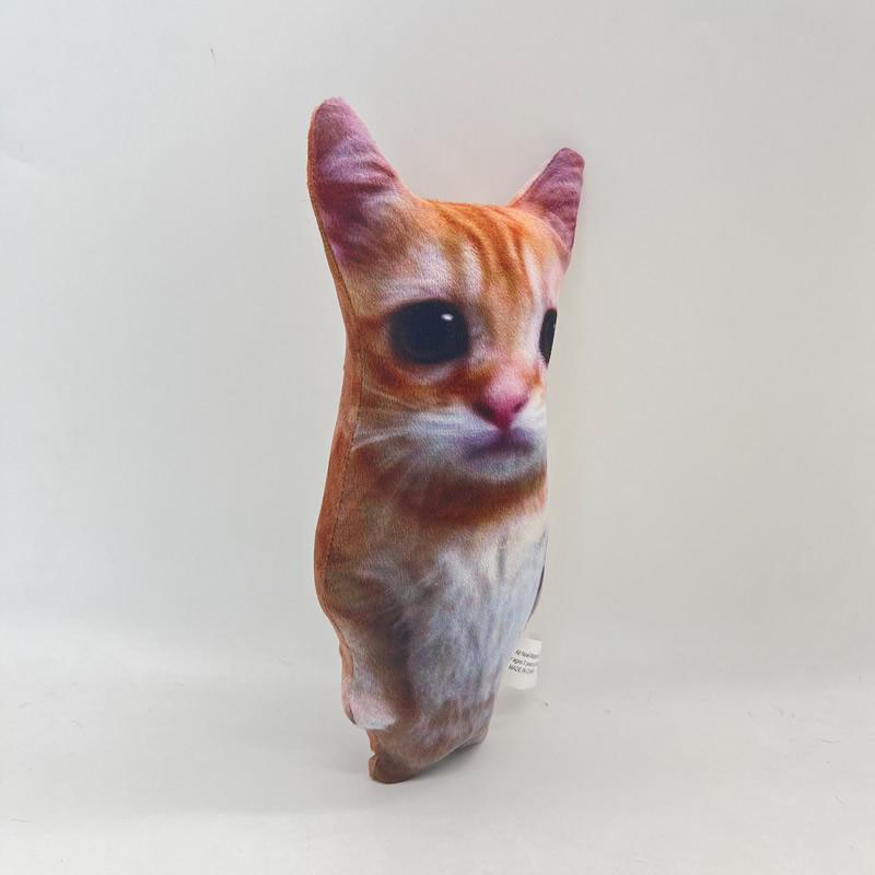 NEW El Gato Cat Plush Toy Stuffed Lifelike Cats Plush Toy Simulation American Shorthair Cute Cat Doll Pet Toys 22cm