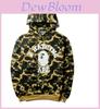 Sweat à capuche avec tête de requin imprimée en 3D et motif camouflage pour la mode décontractée des jeunes