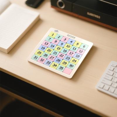 Digital Huarong Road 6*6 Magnetic Toy, Children's Digital Huarong Road Sliding Puzzle 1ml