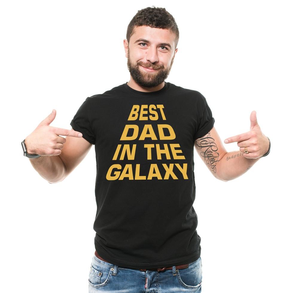 Best Dad In The Galaxy Shirt Wars Shirt Dad Tee Gift For Father Daddy Shirt Unisex T-Shirt S