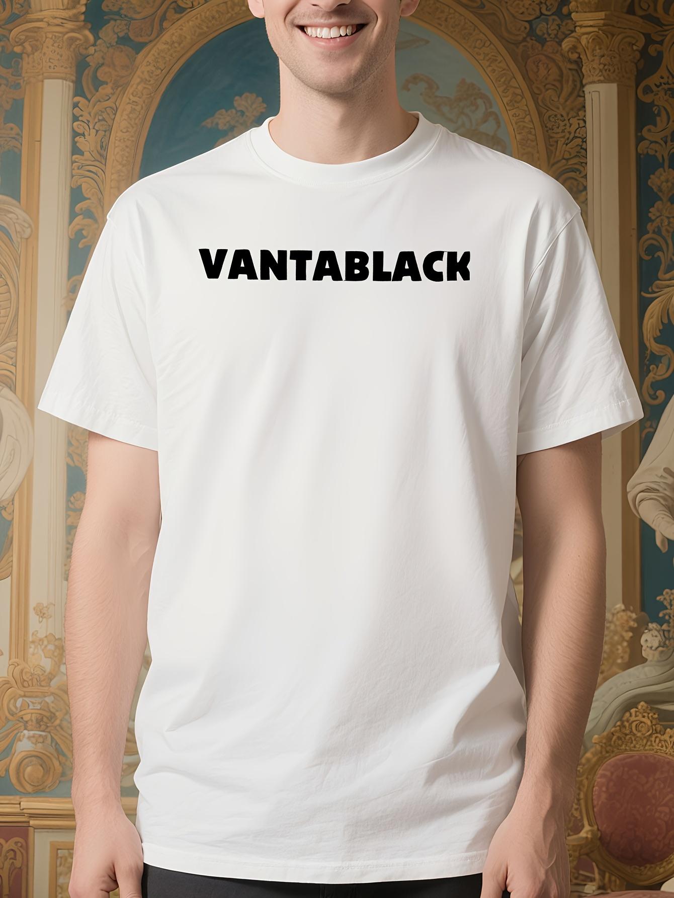 Vantablack (Blackest Black) - Formal & Everyday Casual Tee T-shirt XXXXL