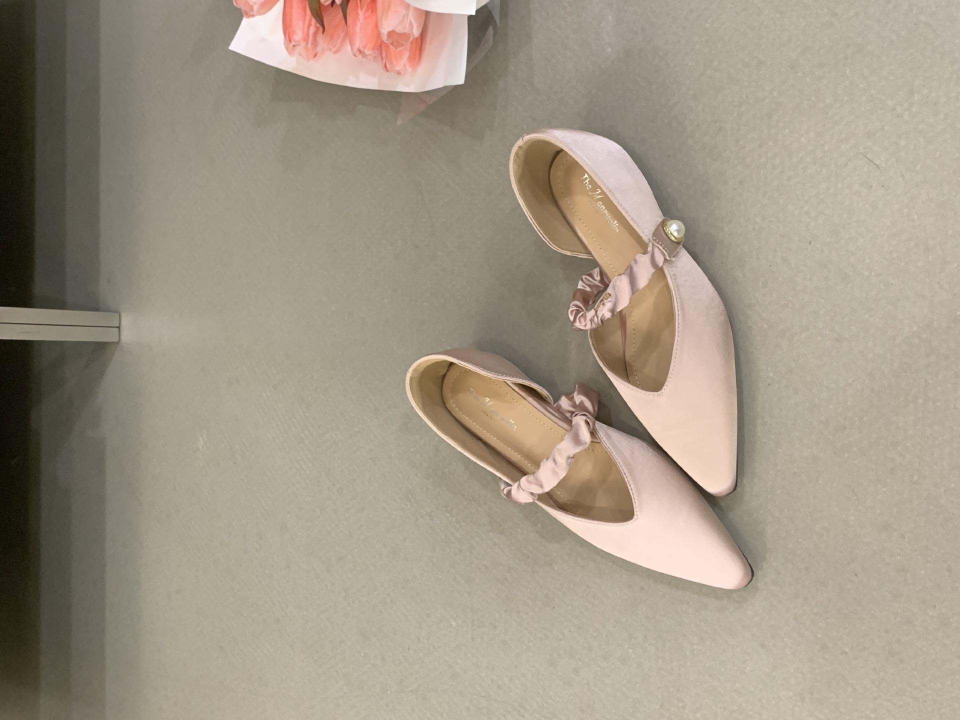 Women s Pointed Toe Block Heel Summer French Style Elegant Pumps - Elegant for Parties & Office 35
