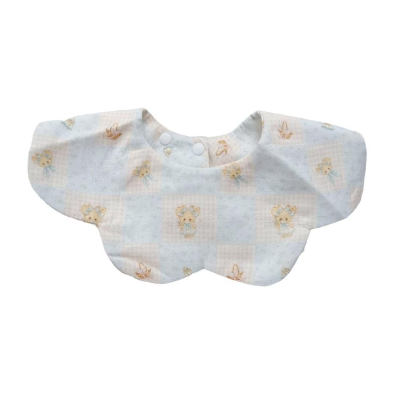 Cotton Bib Cartoon Print Baby Feeding Towel Soft Comfortable Saliva Towel Newborns Burping Cloth for Boys Girls
