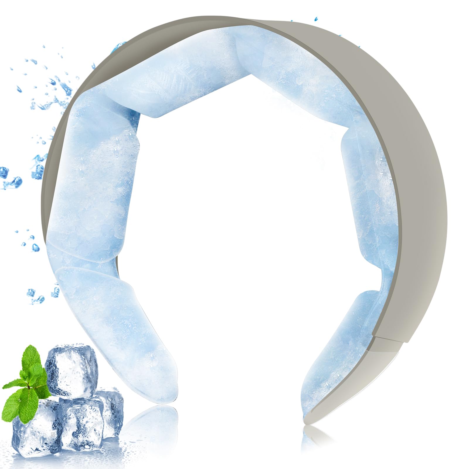 

TWhours Охлаждающее кольцо для шеи Ледяное кольцо для шеи в 2025 году Натуральный охладитель для шеи Охлаждающие товары Ношение на шее Охлаждение Натуральное Замораживание Охлаждающие товары для шеи PCM