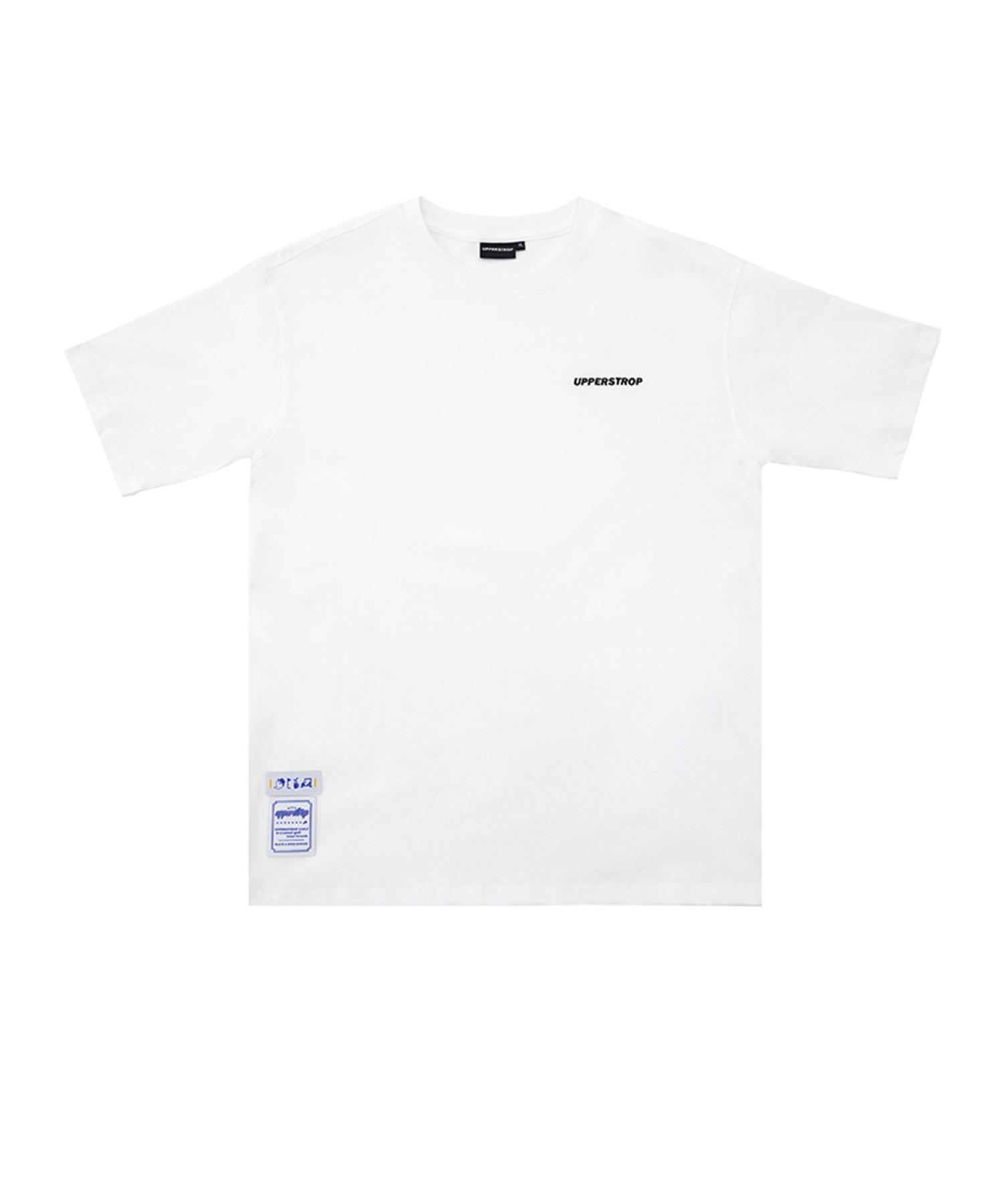 Upper Strop Golf [Up4041] Upst Golf Lettering Logo T-Shirt White L