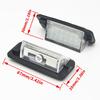 2 Stück 18 LED-Nummernschild-Lichtlampe für BMW E36 3er-Serie 318i 320i M3 1992 1993 1994 1995 1996 1997 1998