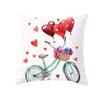 Bicycle Pattern Decorative Pillowcase Living Room Office Decoration Home Pillowcase