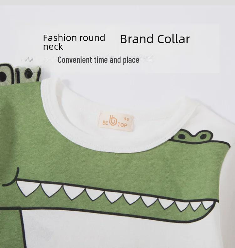 Kinder 2025 Neues Cartoon Langarm-T-Shirt, Jungen Unterhemd Einteiler