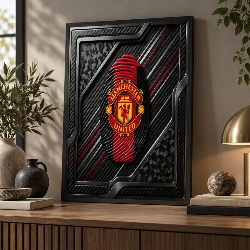 Kit Pictură cu Diamante Manchester United 5D Burghiu Complet DIY Mozaic cu Diamante Artă de Perete Decor Acasă