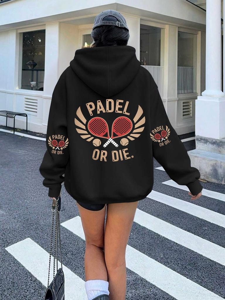 FALLEN Padel Or Die Vintage Rackets Women's Hoodies
