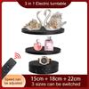 3 Speeds Electric Rotating Visualizer 360° Turntable Regulation USB Charge Display Stand For Video Shooting Prop Jewelry Shoes