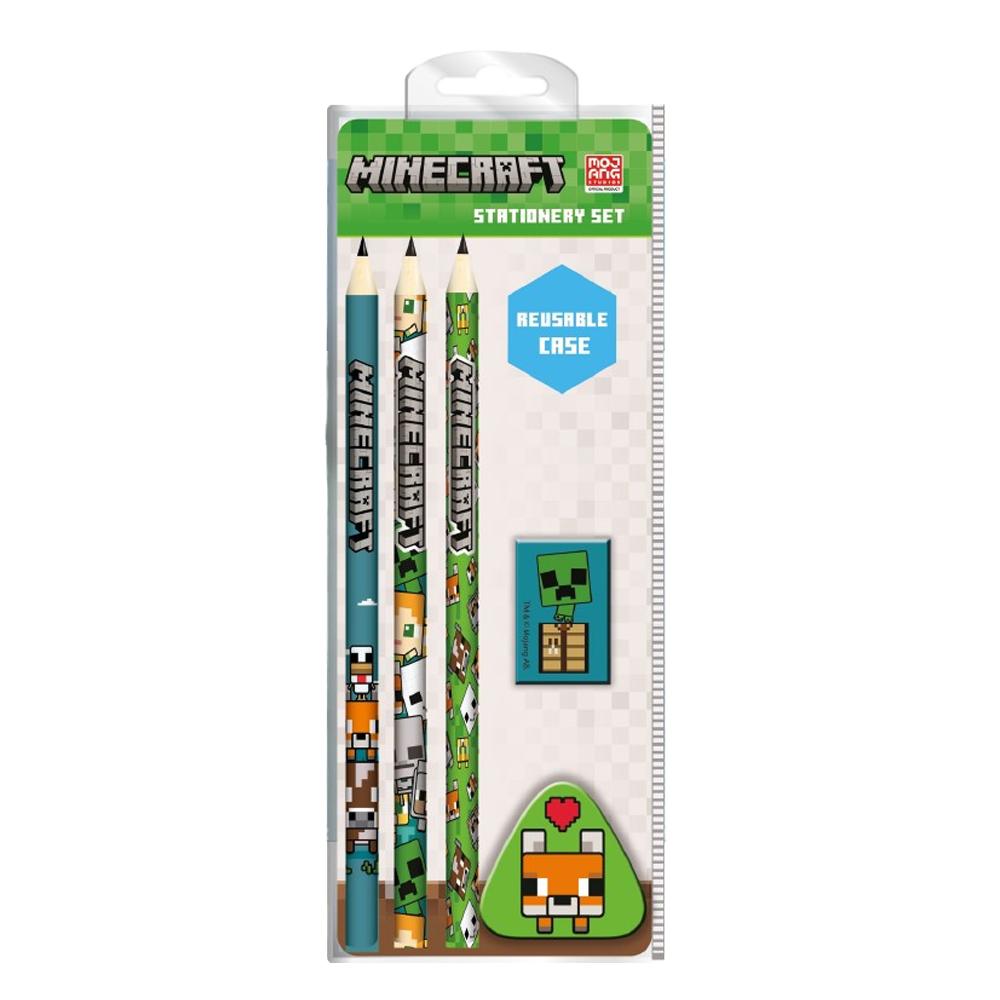 Minecraft Chibi Fox Stationery Set