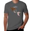 Swimming With The Fishes A Brown Mermaid Racing Rose Gold Fish Tshirt Retro Style Print Casual Top