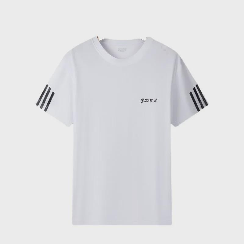 Men's Quick-Dry Athletic Shorts & Loose-Fit T-Shirt Set for Fitness, Summer Sports, Basketball, & Running.
