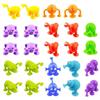 Soft Silicone Sucker Popular Dart Toy DIY Animal/Human Silicone Sucker Model Assembly Decompression Dart Throwing Games For Kids