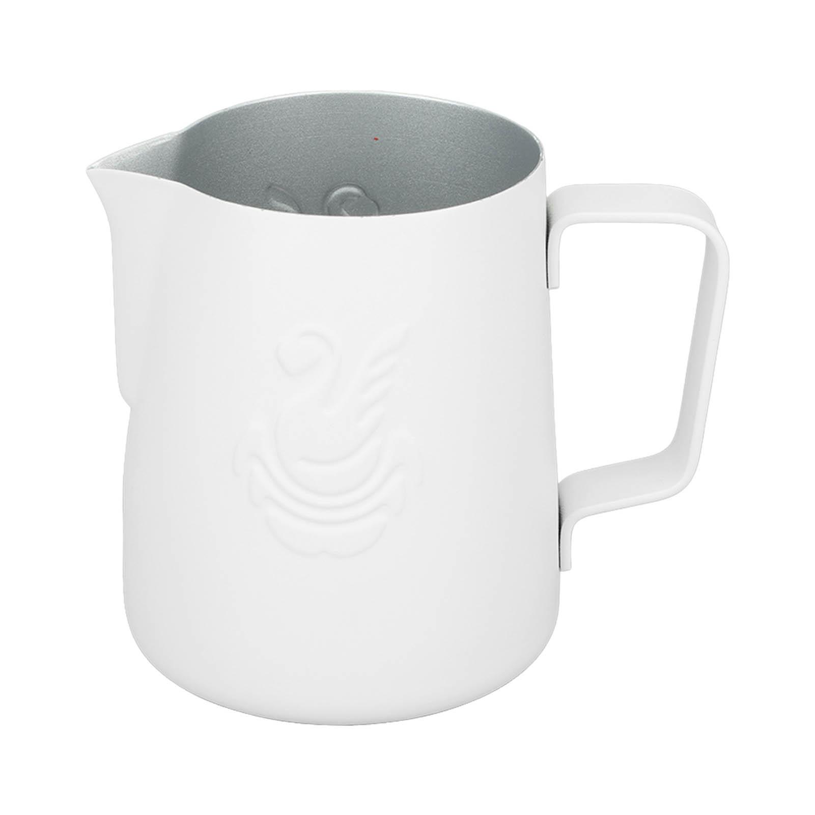 Outsideworld Red Milk Frothing Pitcher Stainless Steel 380Ml Pointed Spout Milk Froth Cup Coffee Utensils