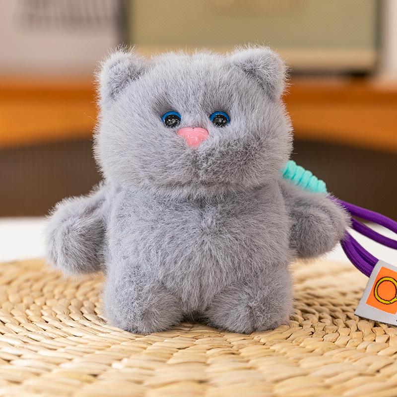 Uroczy breloczek pluszowy z liskiem: Uroczy Kreskówkowy Brelok z Awokado, Pamiątkowy Prezent dla Kobiet