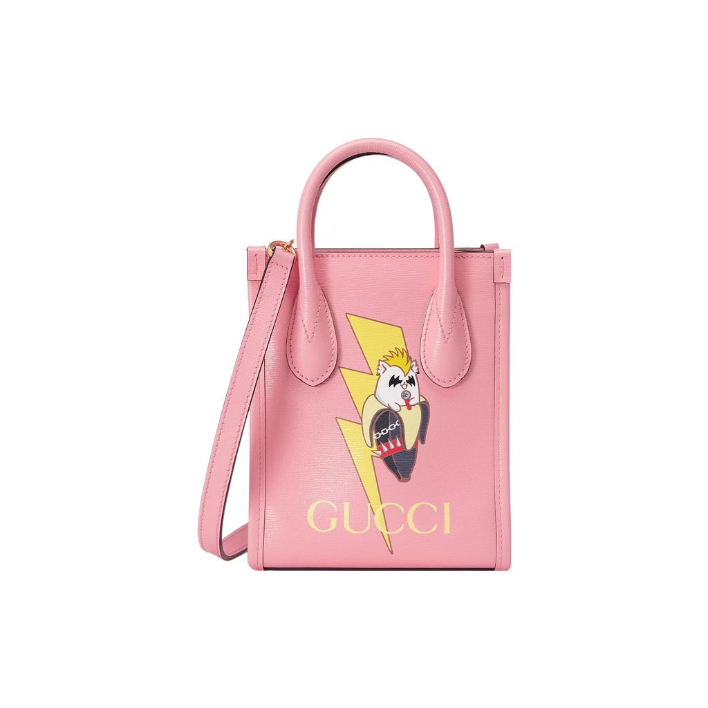 Gucci Bananya Print Mini Tote Bag Light Pink Women Tote_bags 671623-U5XAG-5964