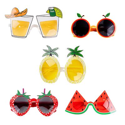 Yaz Partisi Ananas Çilek Bardakları Meyve Şekilli Bardaklar Tropikal Ananas Güneş Gözlüğü Doğum Günü Partisi Malzemeleri Oyuncaklar