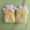 Kig animal scratch squeaky nail free furry animal paw gloves cos cat paw cute plush prop accessories