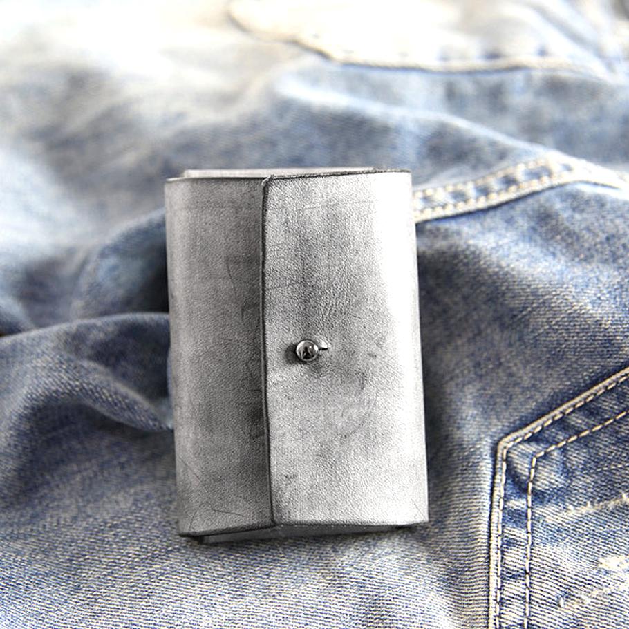 Vintage Envelope Style Sleeve Coin Purs  Purse with Coin Purse  Leather Coin Purse