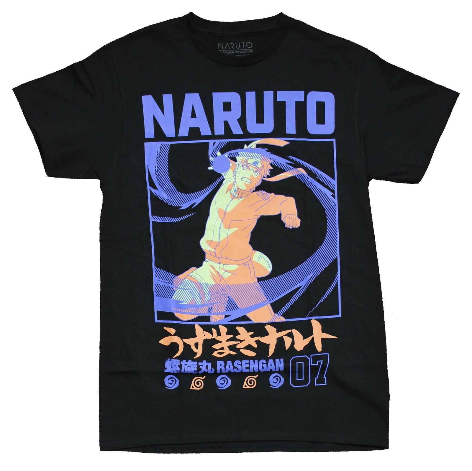 Naruto Shippuden Mens T-Shirt - Naruto Uzumaki Rasengan XL