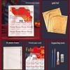 Xianci 2026 Gold Foil Painting Calendar Kit: Handmade Intangible Cultural Heritage DIY Decoration & Photo Frame Ornament