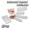 5Pcs/set Glass Intraoral Dental Reflector Double-Sided Mirror Intra Oral Reflector  Dentistry