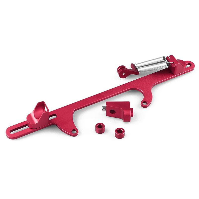 Durable Aluminum Throttle Cable Carb Bracket Set In Vibrant Colors For Holley 4500 Dominator