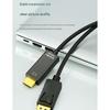 DisplayPort to HDMI Adapter Cable (4K, 1.8m) – High-Definition PC Monitor Connection Cable (Full-size DP to HDMI)