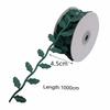 10M Length Maple Leaf Ribbon Multi Color Leaf Trim DIY Accessory Foliage Ribbon  Gift Wrapping